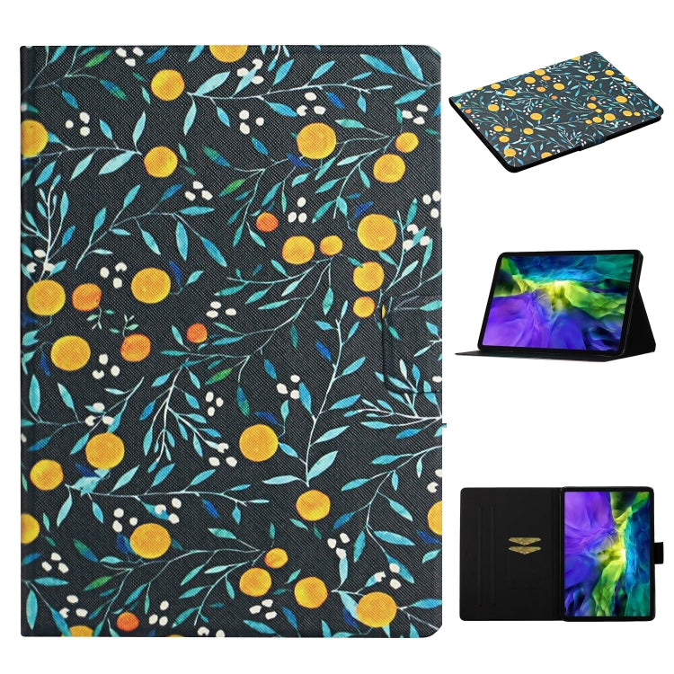 Custodia in pelle flip per iPad con slot per schede