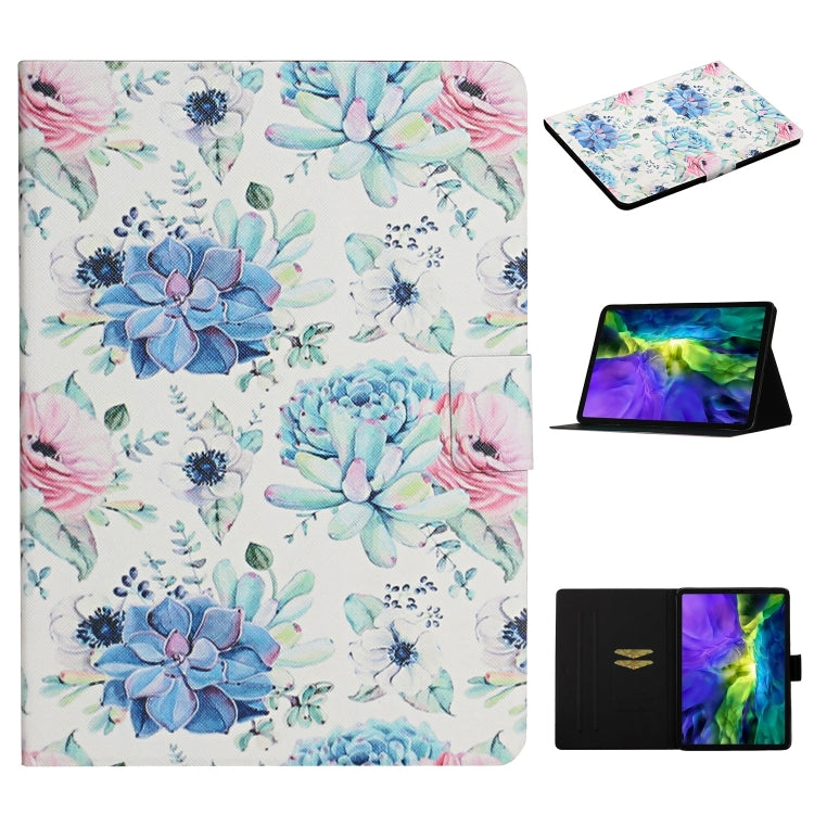 Custodia in pelle flip per iPad con slot per schede