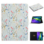 Custodia in pelle flip per iPad con slot per schede