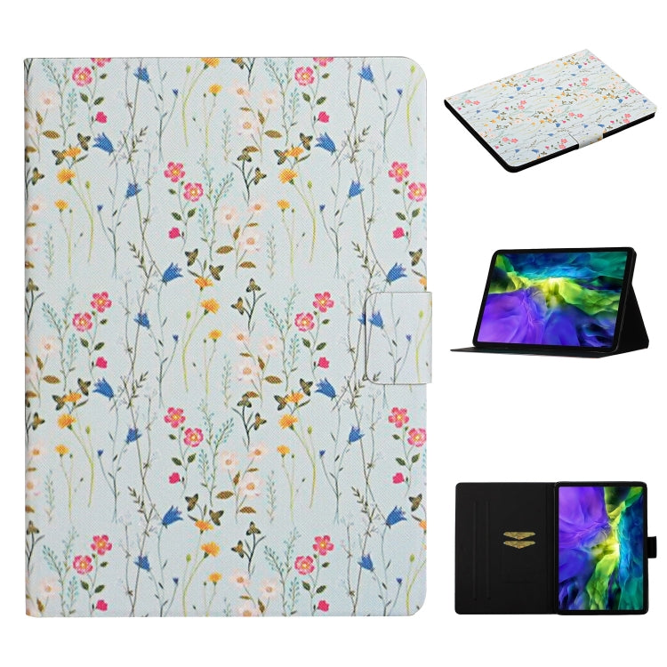 Custodia in pelle flip per iPad con slot per schede