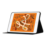 Custodia in pelle flip orizzontale per iPad Mini con slot carte