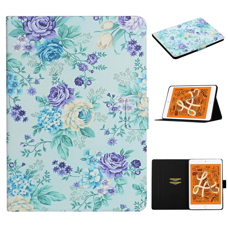Custodia in pelle flip orizzontale per iPad Mini con slot carte