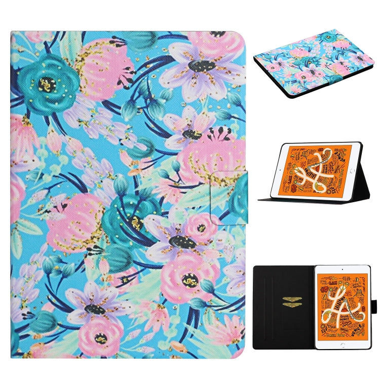 Custodia in pelle flip orizzontale per iPad Mini con slot carte