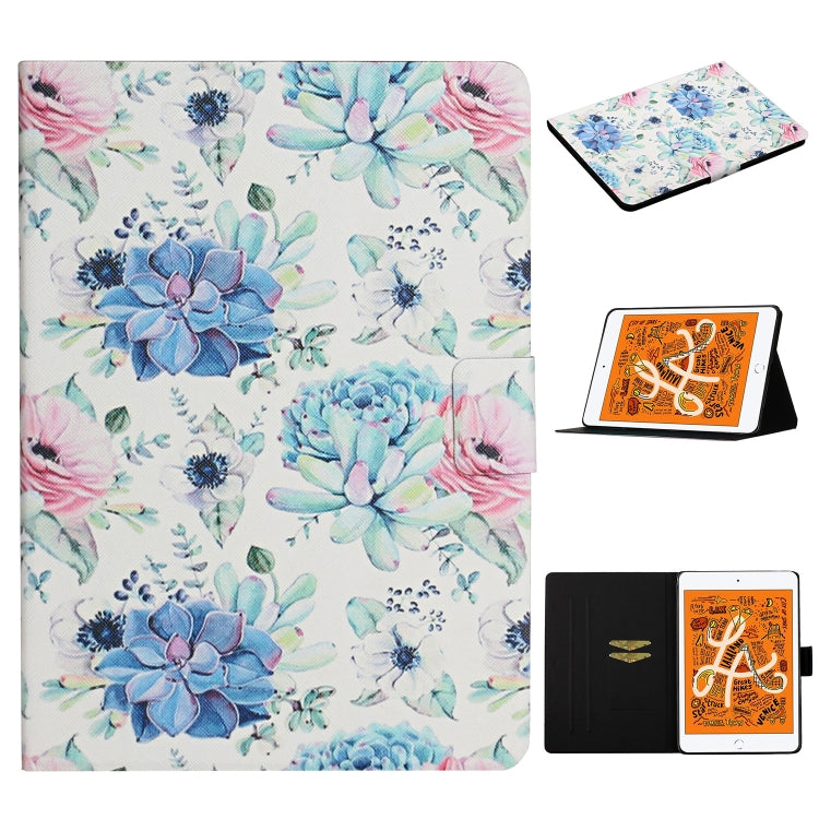 Custodia in pelle flip orizzontale per iPad Mini con slot carte