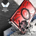 Custodia TPU con clip posteriore per Samsung Galaxy S22