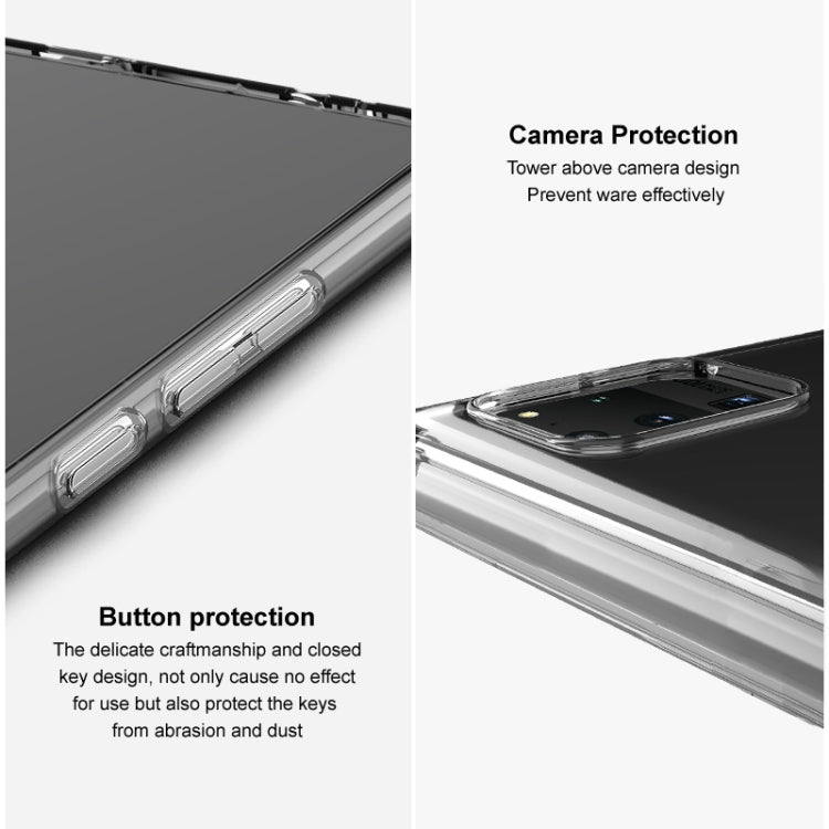Custodia protettiva per telefono in TPU trasparente antiurto serie IMAK UX-5, For Google Pixel 7a