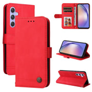 Custodia portafoglio in pelle con bottone per Samsung Galaxy M54