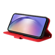 Custodia portafoglio in pelle con bottone per Samsung Galaxy M54