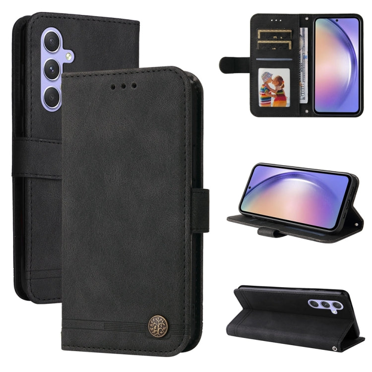 Custodia portafoglio in pelle per Samsung Galaxy M54