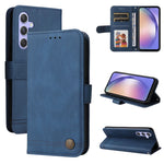 Custodia portafoglio in pelle per Samsung Galaxy M54