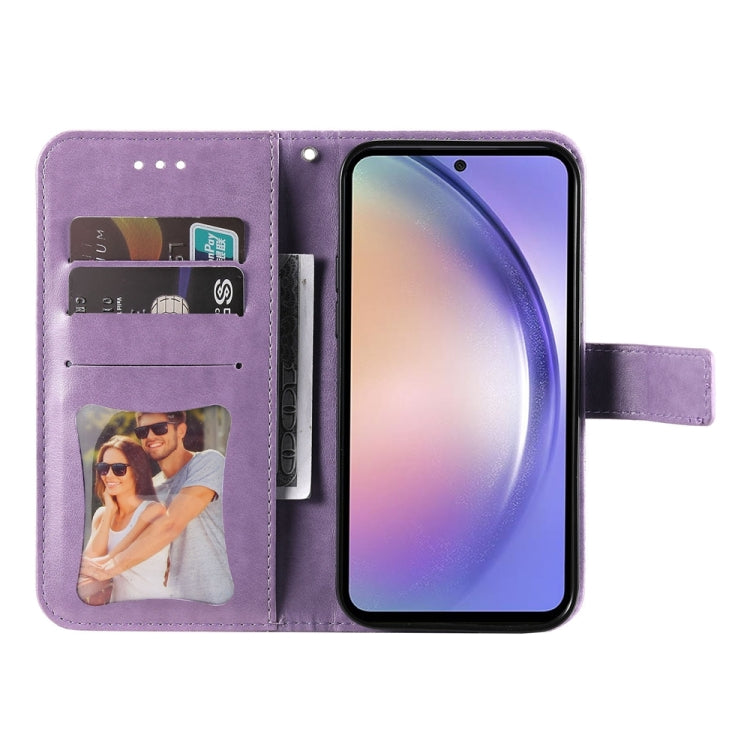 Custodia portafoglio in pelle per Samsung Galaxy M54 5G