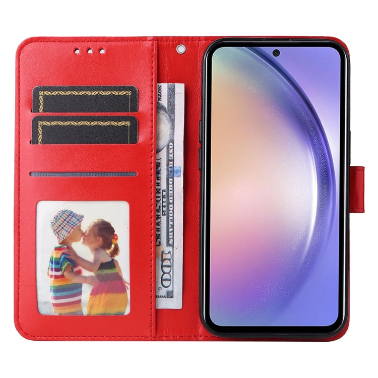 Custodia portafoglio in pelle per Samsung Galaxy M54 5G