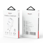 Caricatore da viaggio a doppia porta USB Yesido YC-26, YC-26