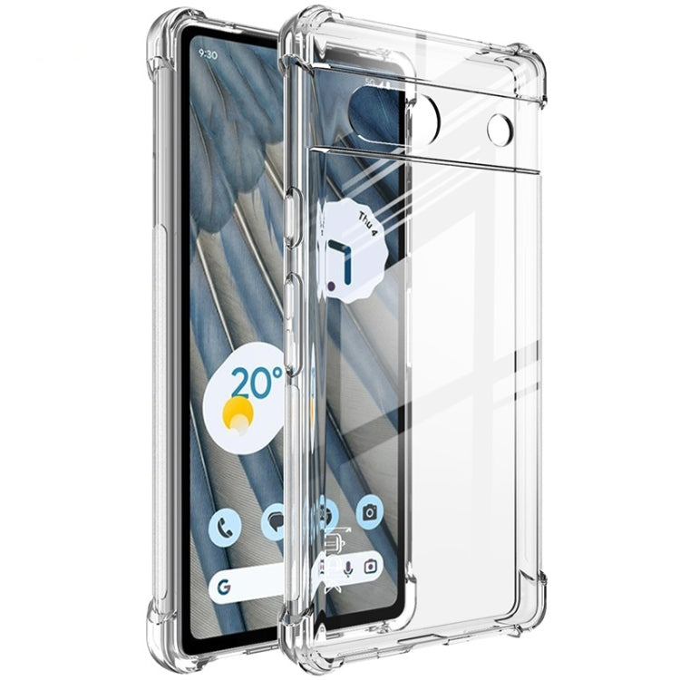 Imak Custodia per telefono in TPU antiurto per airbag, For Google Pixel 8a, For Google Pixel 8 Pro, For Google Pixel 8, For Google Pixel 7a