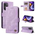 Custodia portafoglio in pelle con bottone per Xiaomi Redmi K60 Ul