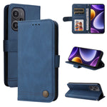 Custodia portafoglio in pelle con bottone per Xiaomi Redmi K60 Ul