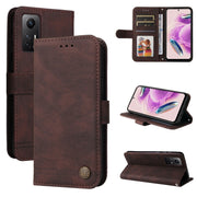 Custodia per telefono in pelle con bottone in metallo con albero della vita Skin Feel, For Xiaomi Redmi Note 12S 4G
