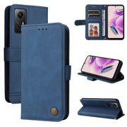 Custodia per telefono in pelle con bottone in metallo con albero della vita Skin Feel, For Xiaomi Redmi Note 12S 4G