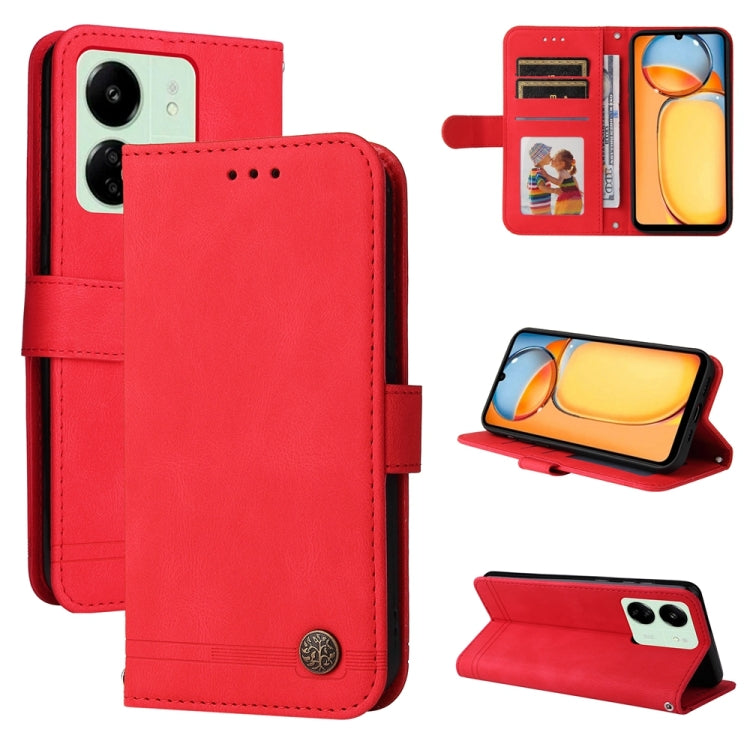 Custodia portafoglio in pelle per Xiaomi Redmi Note 13