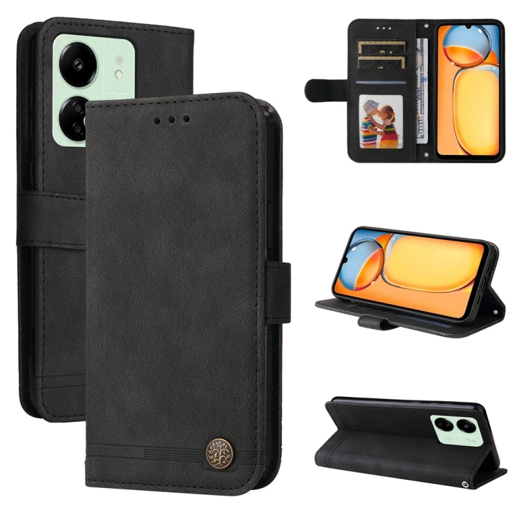 Custodia portafoglio in pelle per Xiaomi Redmi Note 13