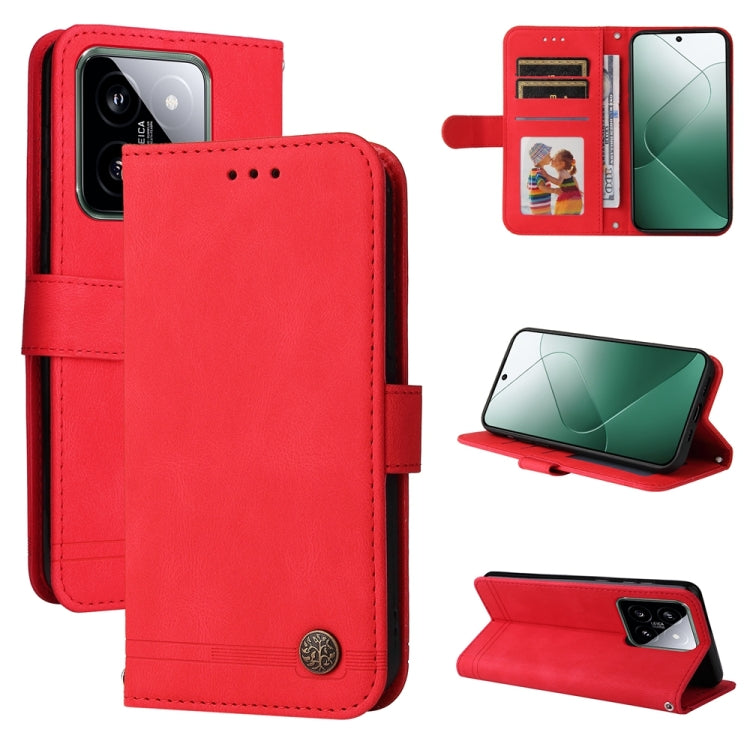 Custodia portafoglio in pelle per Xiaomi 14 Ultra
