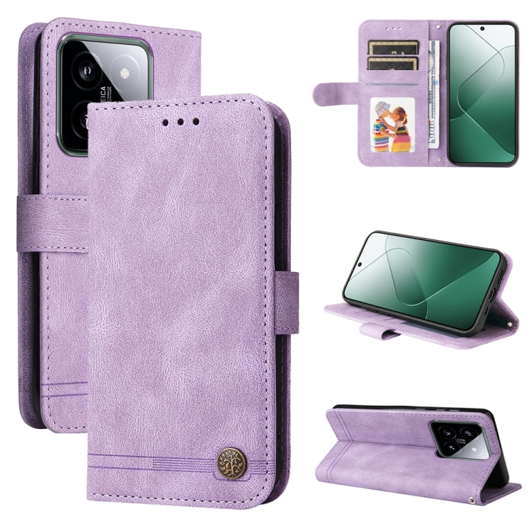 Custodia portafoglio in pelle per Xiaomi 14 Ultra