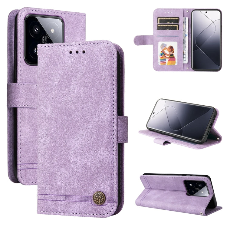 Custodia portafoglio in pelle per Xiaomi 14 Ultra