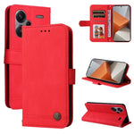 Custodia portafoglio in pelle per Xiaomi Redmi Note 13