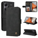 Custodia portafoglio in pelle per Xiaomi Redmi Note 13