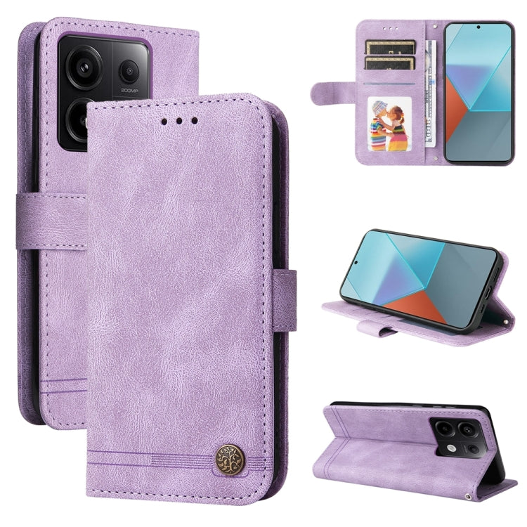 Custodia portafoglio in pelle per Xiaomi Redmi Note 13