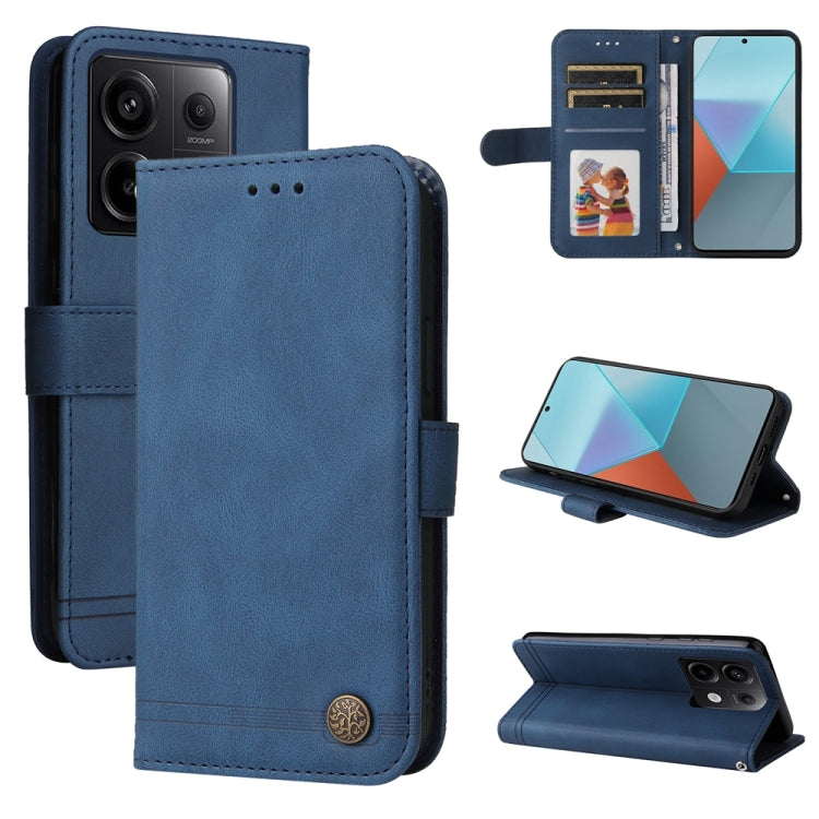 Custodia portafoglio in pelle per Xiaomi Redmi Note 13
