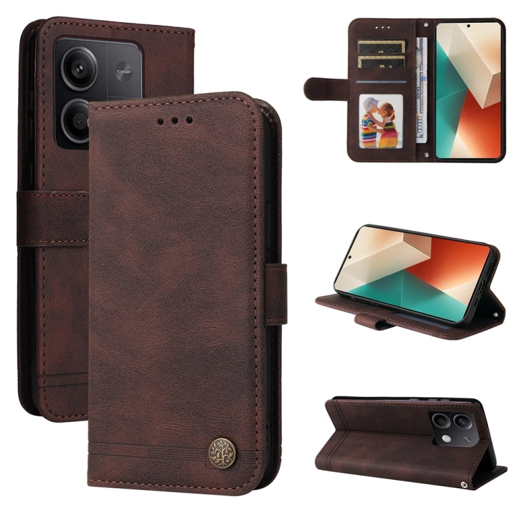 Custodia portafoglio in pelle per Xiaomi Redmi Note 13