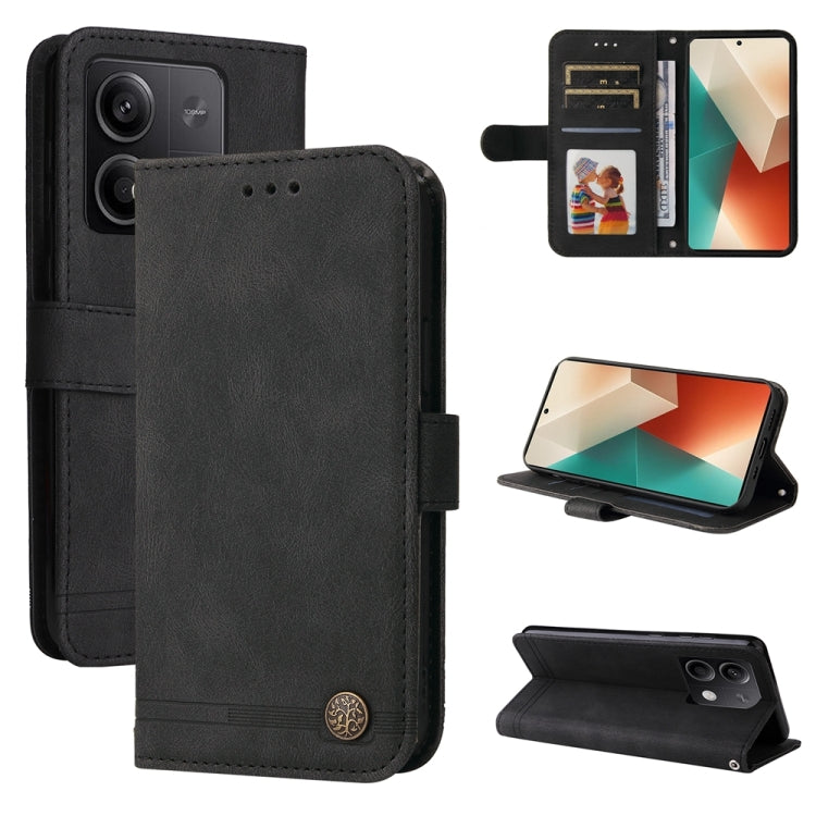 Custodia portafoglio in pelle per Xiaomi Redmi Note 13