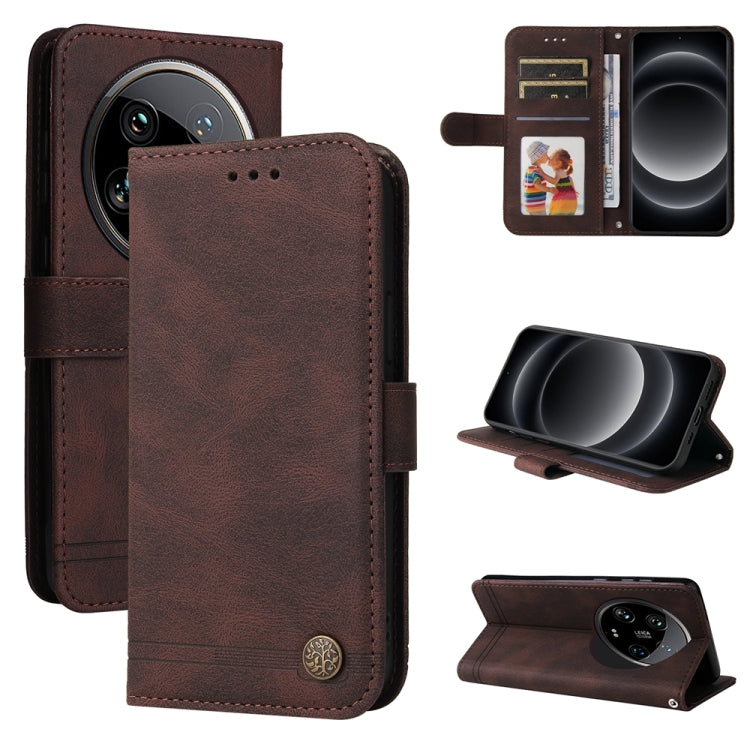 Custodia portafoglio in pelle per Xiaomi 14 Ultra