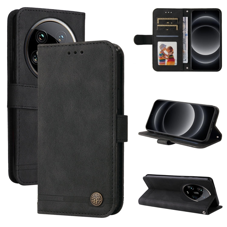 Custodia portafoglio in pelle per Xiaomi 14 Ultra
