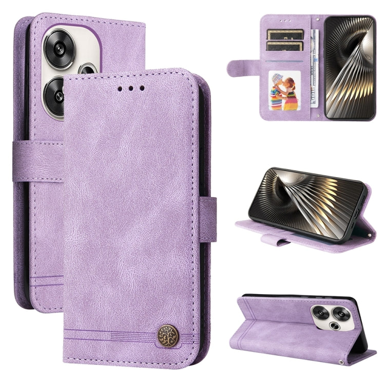 Custodia portafoglio in pelle per Xiaomi Poco F6