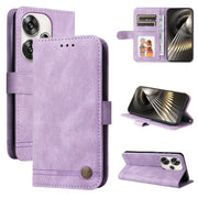 Custodia per telefono in pelle con bottone in metallo con albero della vita Skin Feel, For Xiaomi Poco F6, For Xiaomi Redmi A3, For Xiaomi Redmi Note13 Pro 4G Global/Poco M6 Pro 4G, For Xiaomi Redmi Note13 4G