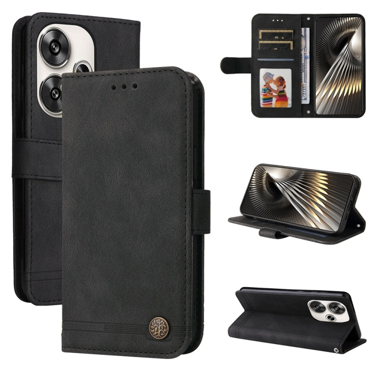 Custodia portafoglio in pelle per Xiaomi Poco F6