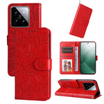 Custodia per telefono in pelle di girasole goffrata, For Xiaomi 14 Ultra, For Xiaomi 14 Pro, For Xiaomi 14, For Xiaomi Redmi Note13 5G Global
