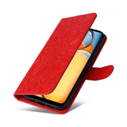 Custodia per telefono in pelle di girasole goffrata, For Xiaomi Redmi 13C 4G, For Xiaomi Redmi Note13 Pro+ 5G Global, For Xiaomi Redmi Note13 Pro 5G Global, For Xiaomi 13T / Redmi K60 Ultra