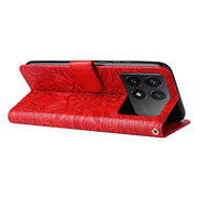 Custodia per telefono in pelle di girasole goffrata, For Xiaomi Redmi K70 / K70 Pro, For Xiaomi Redmi Poco F5, For Xiaomi Redmi K60 / K60 Pro, For Xiaomi Redmi Note 12S 4G