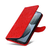 Custodia per telefono in pelle di girasole goffrata, For Xiaomi Redmi K70 / K70 Pro, For Xiaomi Redmi Poco F5, For Xiaomi Redmi K60 / K60 Pro, For Xiaomi Redmi Note 12S 4G