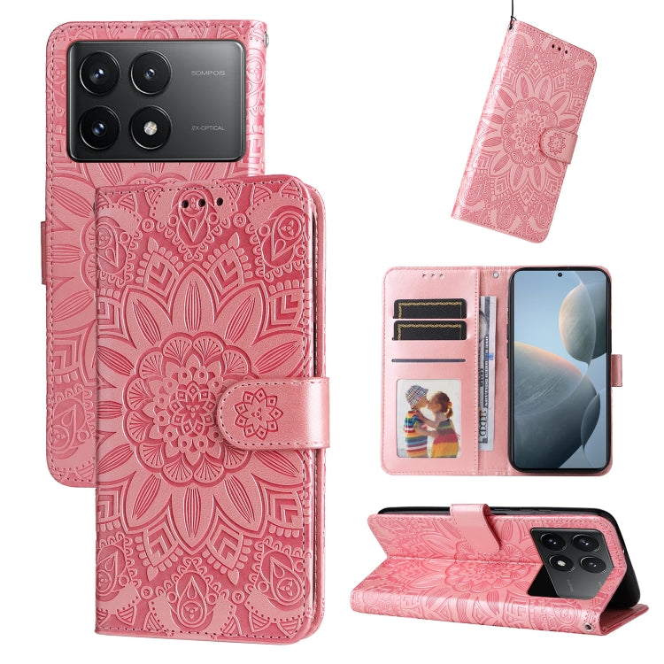 Custodia portafoglio in pelle PU per Xiaomi Redmi K70 e K70 Pro