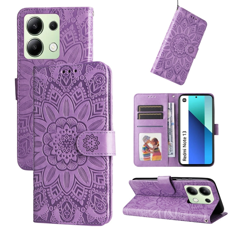 Custodia portafoglio in pelle goffrata per Xiaomi Redmi A3