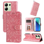 Custodia portafoglio in pelle goffrata per Xiaomi Redmi A3