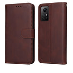Custodia portafoglio in pelle per Xiaomi Redmi Note 12S
