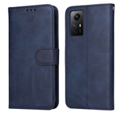Custodia per telefono in pelle a conchiglia con struttura in vitello classico, For Xiaomi Redmi Note 12S 4G