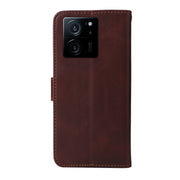 Custodia per telefono in pelle a conchiglia con struttura in vitello classico, For Xiaomi 13T / Redmi K60 Ultra, For Xiaomi Redmi K70 / K70 Pro, For Xiaomi Redmi Poco F5, For Xiaomi Redmi K60 / K60 Pro