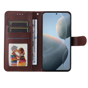Custodia per telefono in pelle a conchiglia con struttura in vitello classico, For Xiaomi Redmi K70E, For Xiaomi 14 Ultra, For Xiaomi 14 Pro, For Xiaomi 14