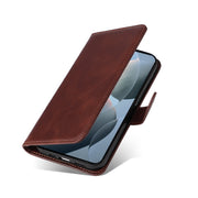 Custodia per telefono in pelle a conchiglia con struttura in vitello classico, For Xiaomi Redmi K70E, For Xiaomi 14 Ultra, For Xiaomi 14 Pro, For Xiaomi 14